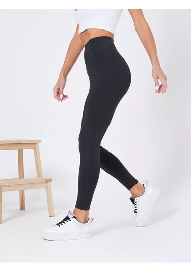 Moda-a Kaşmir Kaplamalı Termal Taytlar 174758489 SiYAH