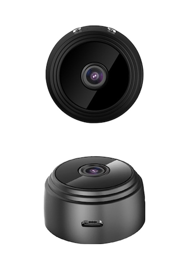 Kablosuz Güvenli Kamera 1080p Monitör Kamerası Manyetik Arka Ev Akıllı Kamera Gece Görüşlü Bebek Evcil Hayvanlar İçin Beyaz