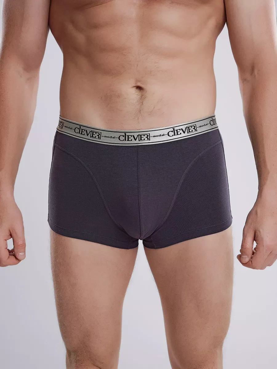 Clever Wear Modacrylic Pamuklu Boksör Külodu 254527517 Koyu Gri