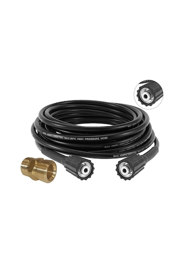 Yifomall Yüksek Basınçlı 50ft Uzatma Hortumu - 5800psı Dayanıklı Ve Adaptörlü