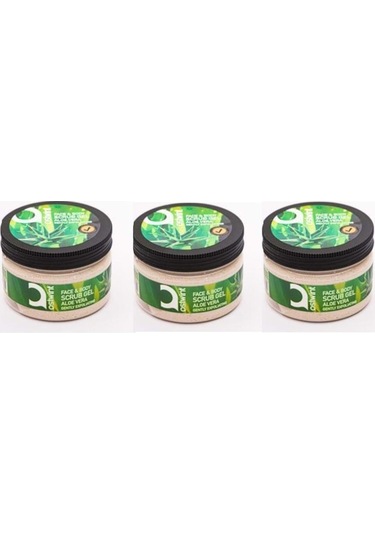 Ostwint Aloe Vera Face Body Scrub Jel 3 x 300 ML