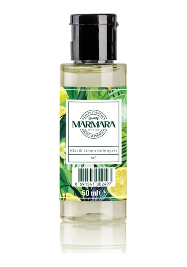 Marmara 80 Derece Klasik Limon Kolonyası Pet Şişe 50 ML