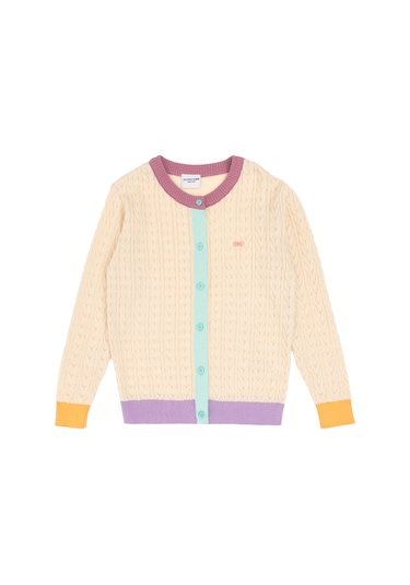U.s. Polo Assn. Kız Çocuk Hırka Triko 50314329-vr256 İnci