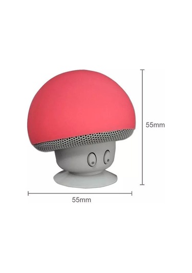 Reedark Mini Kablosuz Mantar Hoparlör: Mikrofonlu, Vantuzlu, Taşınabilir Subwoofer İle Akıllı Cihazlar İçin