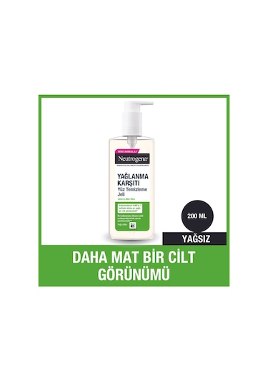 Neutrogena Visibly Clear Pore & Shine Yüz Temizleme Jeli 200 ML