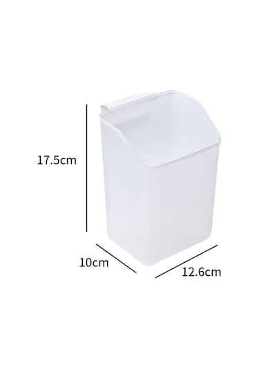 Suntek Dolap Kapı Organizatör Asılı Kutusu Banyo Buzlu-beyaz