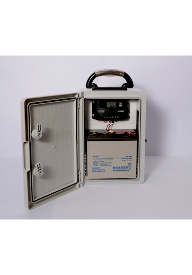 Elektrikli Çit 24ah Set-6 Domuz Kovucu Cihazı 50 Watt Panel 1000