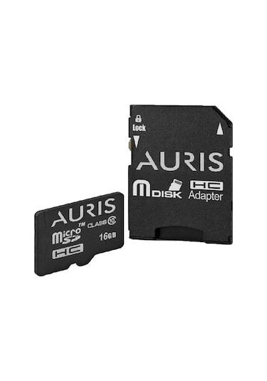 Auris Tf01 Micro Sd 16gb 4k Ultra Hd Adaptörlü Hafıza Kartı
