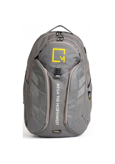 Unisex Dağcı Çantası Kamp Çantası Büyük Boy Sırt Çantası 45 30 Cm Seyahat Çantası Paraşüt Kumaş Gri