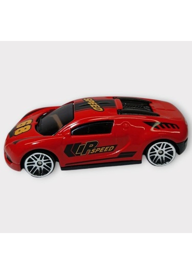 Metal Mini Arabalar 8 Cm - Kırmızı - 4 Lisinya
