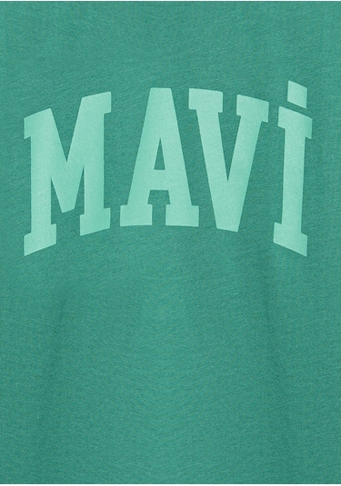 Mavi - Mavi Baskılı Yeşil Tişört 6610484-71697 Yeşil