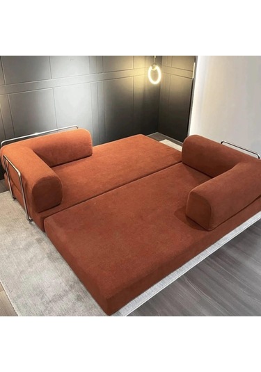 Nova Serisi Kanepe Pratik, Yer Yatağı, Dayanıklı, Bondex Sünger 200x200 Kiremit