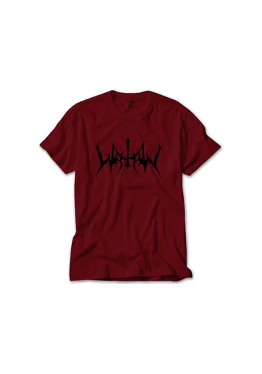 Watain Logo Kırmızı Tişört Kırmızı