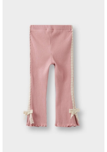 Defacto Kız Bebek Fitilli Kaşkorse Fiyonk Detaylı Tayt F8450a525aubr277 Bordo