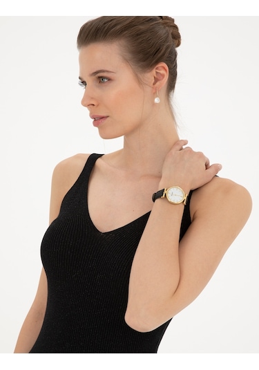 Pierre Cardin Kadın Siyah Elbise Triko 50284228-vr046 Siyah