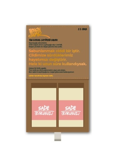 Rengin Suar Sade Zeytinyağı Sabunu 2'li