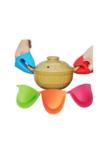 Pazly Dayanıklı Silikon Fırın Eldiveni - Yanmaz, Kaymaz, Çok Amaçlı Mavi Diğer