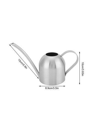 Yaleker Çelik Ocağı Bahçe Suları: Uzun Damlalı, Ergonomik Kollü 500ml Sulama Kavanozu - İç/ Dış Bahçe Uygun