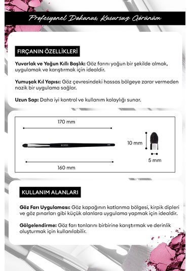 Kalem Fırça Cre'ars Pencil Brush 130