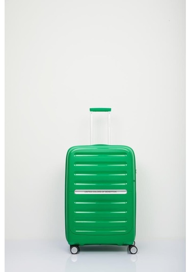 Benetton Trolley Valiz Yeşil Büyük Boy 14bnt1000-01-y
