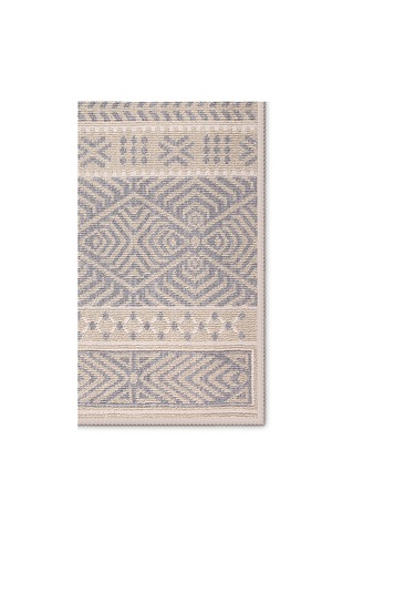 Ankara Doğal Pamuklu 2'li Banyo Paspas Seti 60x100+50x60 Cm Gri Gri
