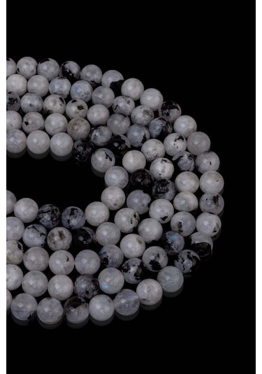 8 Mm Ay Taşı Dizi Beyaz