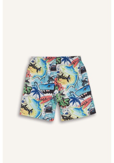 Defacto Erkek Çocuk Deniz Şortu F5856a825hser105 Ekru