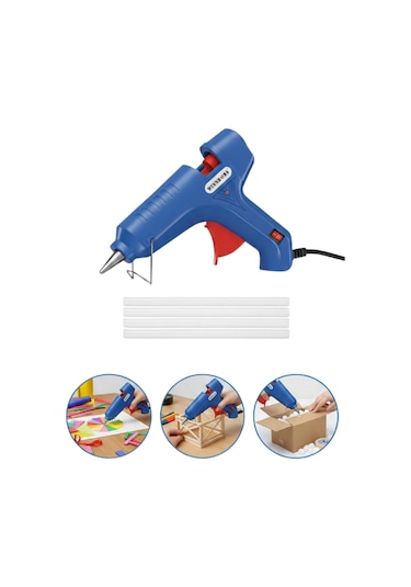 Mey İthalat Ağır Hizmet Tipi 100 W Silikon Tabancası 11 Mm Uyumlu 5 Silikon Hediyeli