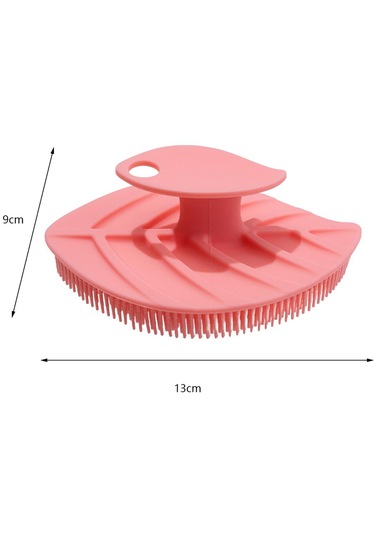 Suntek El Temizleyici Cilt Fırçası Saç Derisi Masajı Pembe