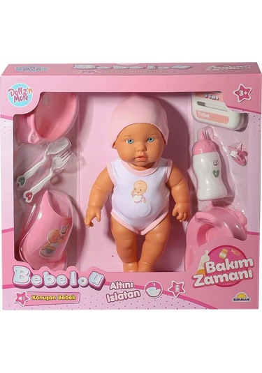 3529 Bebelou Bakım Zamanı 4 Sesli Konuşan Bebek -sunman