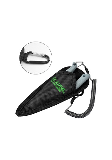 Lemestar Mavi Çok İşlevli Mikro Yem Balıkçı Pensi - Paslanmaz Çelik, 138mm, Kılıf Ve Lanyard İçerir