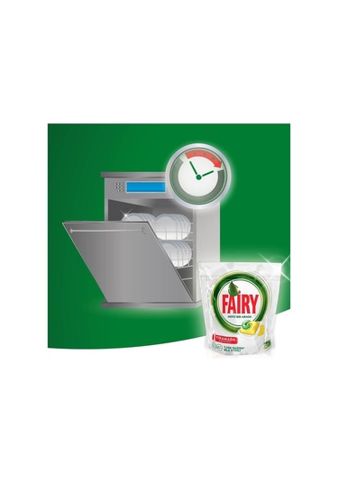 Fairy Hepsi Bir Arada 100 Yıkama Bulaşık Makinesi Deterjanı Kapsülü Limon Kokulu