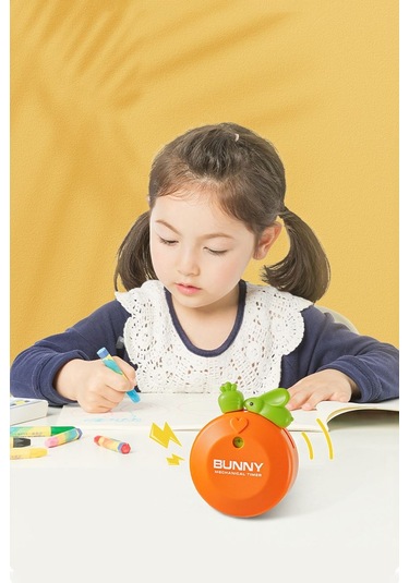 Tavşan Mekanik Zamanlayıcı Timer Çocuklar İçin Çalar Saat Thr375