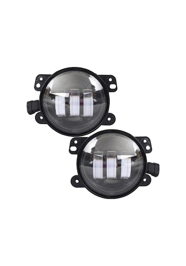 Suofeng 4 İnç Siyah Kapak Led Far Tek Adet - Jeep Wrangler Jk/jku/cj/lj/tj, Hummer H1/h2 Uyumlu, Ip67 Su Geçirmez, Parlak Isık, Kolay Kurulum