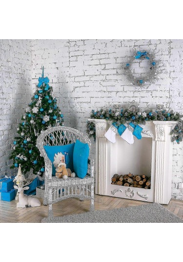 Wjtg Noel Süsleri 24 Parça Noel Süsleri Noel Süsleri Noel Süsleri Noel Süsleri Mavi Bjb333j