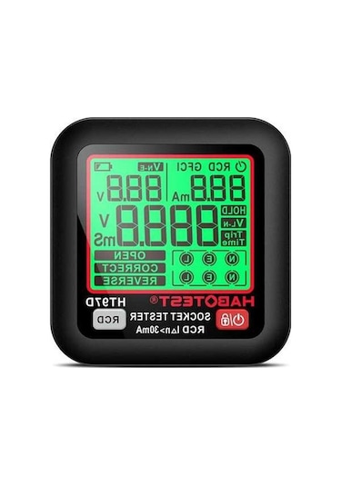 Trendooze Habotest Ht97d Priz Test Cihazı: Otomatik Kapatma, Hd Ekran, Geniş Kullanım