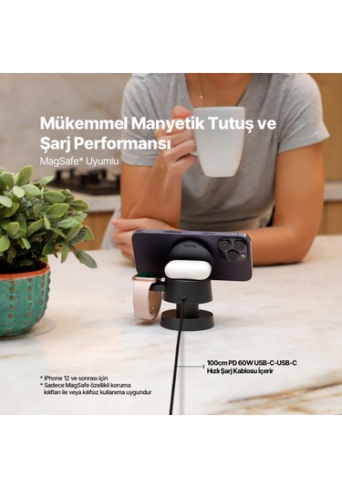 Ttec Aircharger Quattro Mini Magsafe Uyumlu 4 Ü 1 Arada İphone +