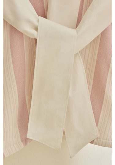 Kaşmir Home Helen Kimono Set Offwhite-rose L-xl Pembe