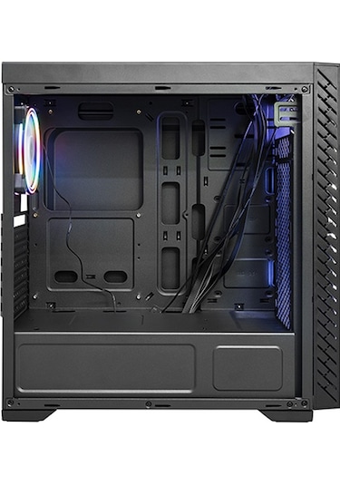 Rampage X-Max 1*120Mm Fan Tempered Camlı Gaming Oyuncu Kasası