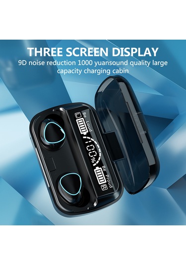 Moveevo M10 Kablosuz Kulaklık Bt5.1, Hıfı Ses, Cvc8.0+dsp Gürültü Engelleme, 220 Saat Pil Ömrü, Ipx7 Su Geçirmez, Oyun Düşük Gecikme, Led Ekranlı, Siyah Lüks Versiyon