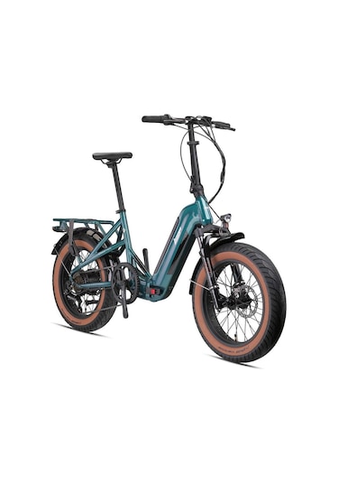 Loop Coaster Hidrolik Frenli Elektrikli Katlanır Bisiklet Kırmızı