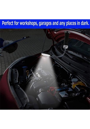 Yunboo 15led Fırın Işığı 360 Derece Ayarlanabilir Sürekli Mıknatıslı Çalışma Işığı Taşınabilir Kamp Işığı Siyah Çok Renkli