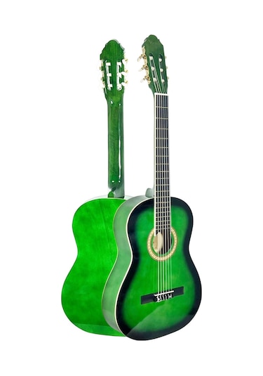 Victor Klasik Gitar Seti Yeşil Renk