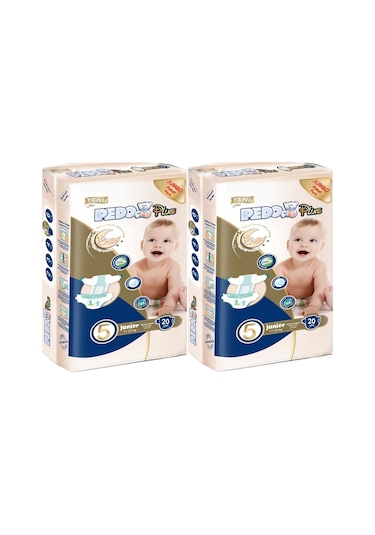 Pedo Plus Bebek Bezi 5 Numara 11-25kg Junior 40 Adet 2'li