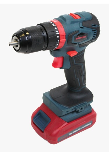 Wonder WAM24S 20V 2.0AH Li-ion Çift Akülü Kömürsüz Darbeli Matkap