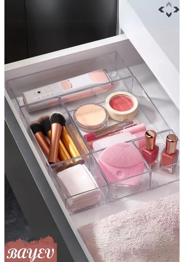 Bayev 24 Parça Organizer Düzenleyici Set 4 X Lv216 Modüler Çekmece Içi Organizer Set Takı Kutusu Turuncu