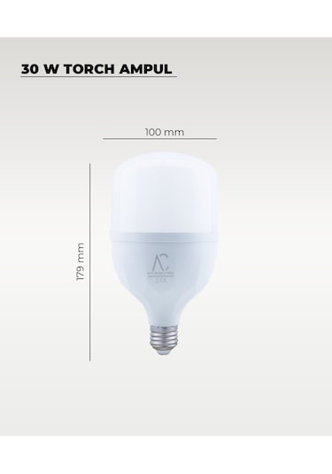 30w Torch Led Ampul 3200k Sarı Işık 10 Adet 1 Adet