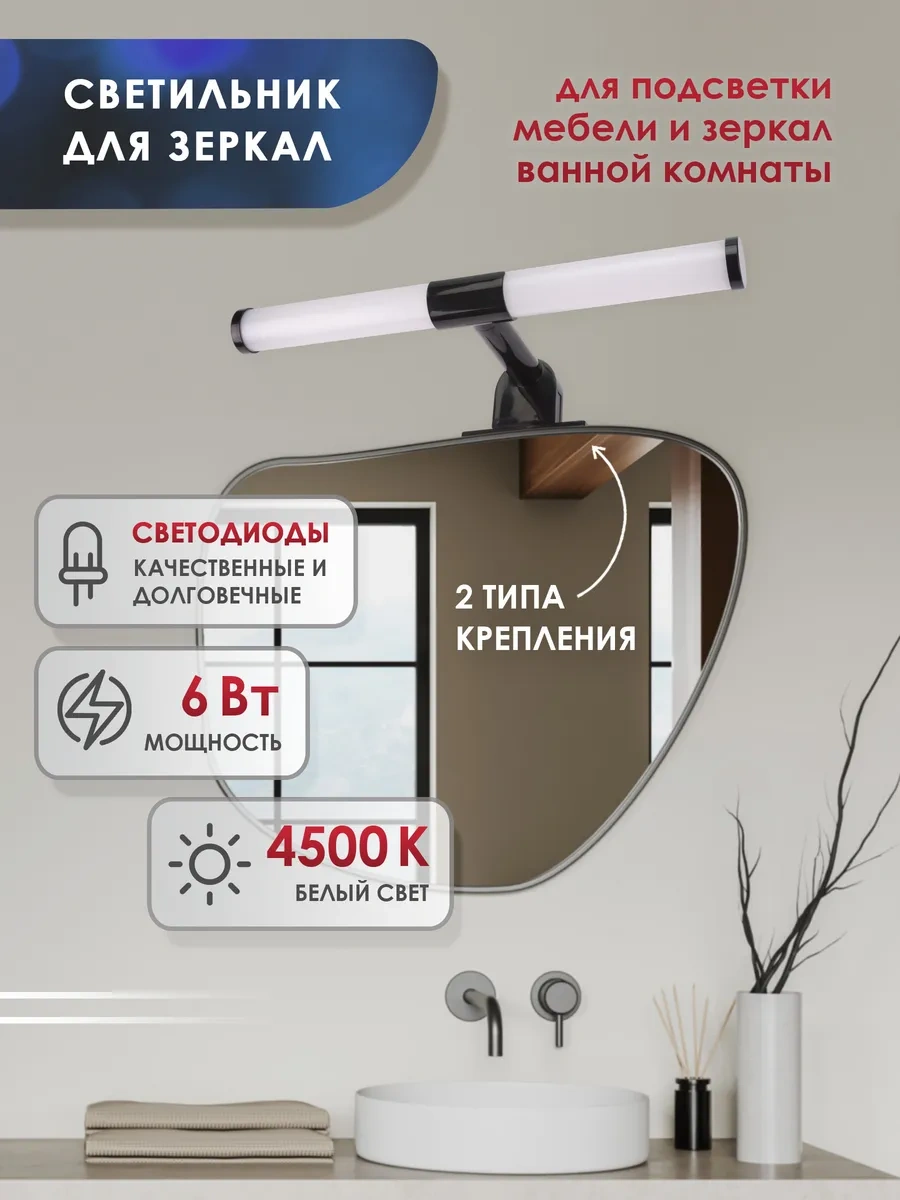 Uniel Mobilya Ve Aynalar İçin Led Aydınlatma Armatürü 321093547 Siyah