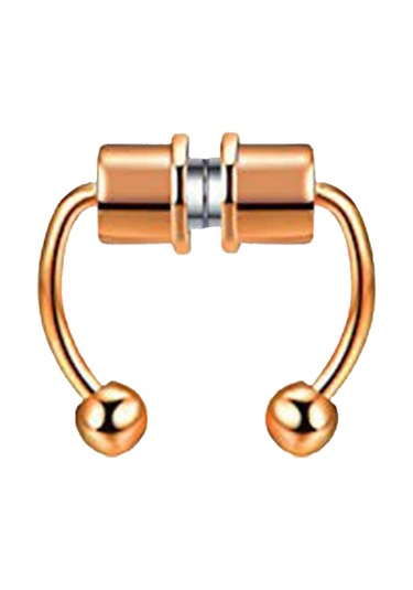 Suntek Paslanmaz Manyetik Yanlış Burun Gül-altın-1-takım Altın