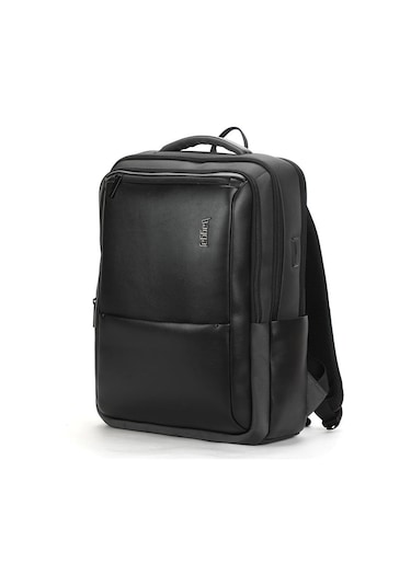 Laptop Bölmeli İnce Tasarım Sırt Çantası Baggaj S24111 Gri